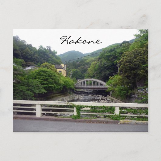 hakone-brug briefkaart (Voorkant)