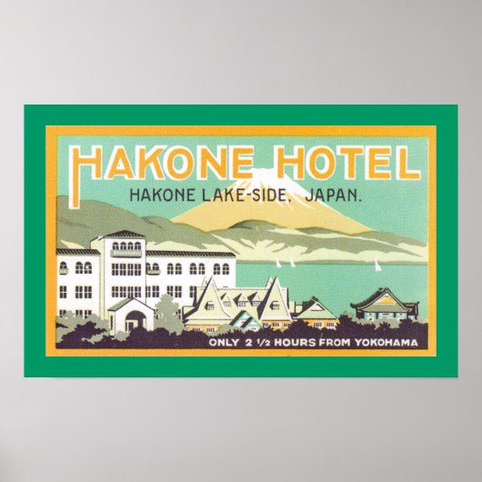 Hakone Hotel (grens) Poster (Voorkant)