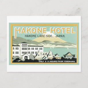 Hakone Hotel, Hakone Lake Side, Japan Briefkaart