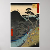 Hakone-houtsnede Utagawa Hiroshige Kunst