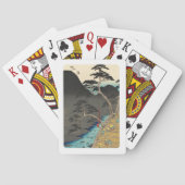 Hakone, Japan:  Woodblock Print Speelkaarten (Achterkant)
