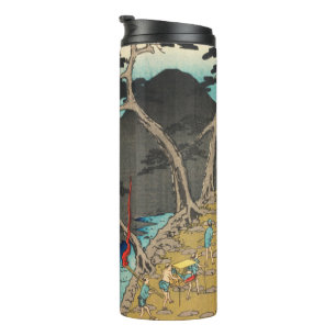 Hakone, Japan:  Woodblock Print Thermosbeker