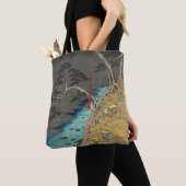 Hakone, Japan: Woodblock Print Tote Bag (Dichtbij)