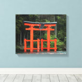 hakone torii canvas afdruk (Insitu (Houten vloer))