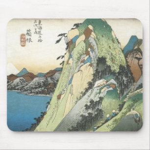 Hakone Uitzicht van het meer, Hiroshige, 1831-34 Muismat
