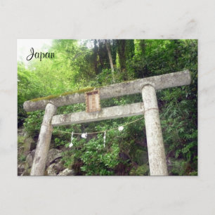hakone wooden torii briefkaart