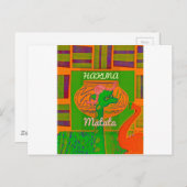 Hakuna Giraffe Art Print Briefkaart (Voorkant / Achterkant)