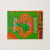 Hakuna Giraffe Art Print Legpuzzel (Horizontaal)