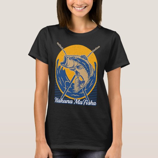 Hakuna Mafisha Positive Quotes Freshwater Positivi T-shirt (Voorkant)