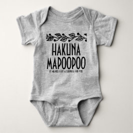 Hakuna Mapoopoo Baby Onsie Romper