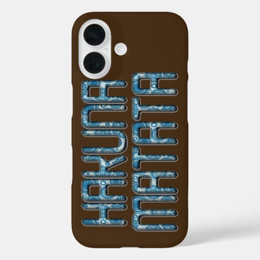 Hakuna Matata 3D Art Print Case-Mate iPhone Case (Achterkant)