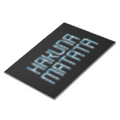 Hakuna Matata 3D Art Print Notitieblok (Schuin)