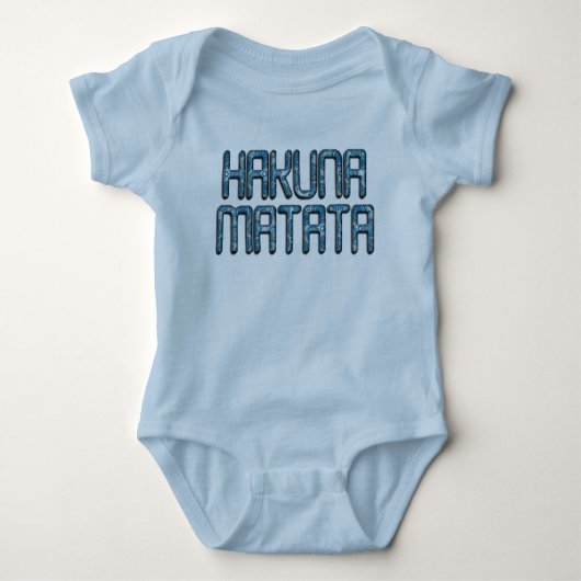 Hakuna Matata 3D Art Print Romper (Voorkant)