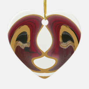 Hakuna Matata African Tratidional Tribe Afbeelding Keramisch Ornament