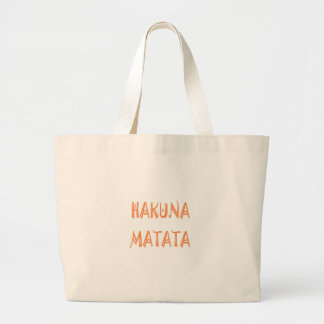 Hakuna Matata – Afrikaanse tribale tekstkunst Grote Tote Bag