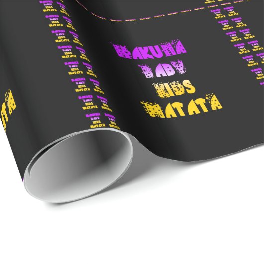 Hakuna Matata Baby en Kinder kunstdruk Cadeaupapier (Rol Hoek)