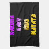 Hakuna Matata Baby en Kinder kunstdruk Theedoek (Verticaal)