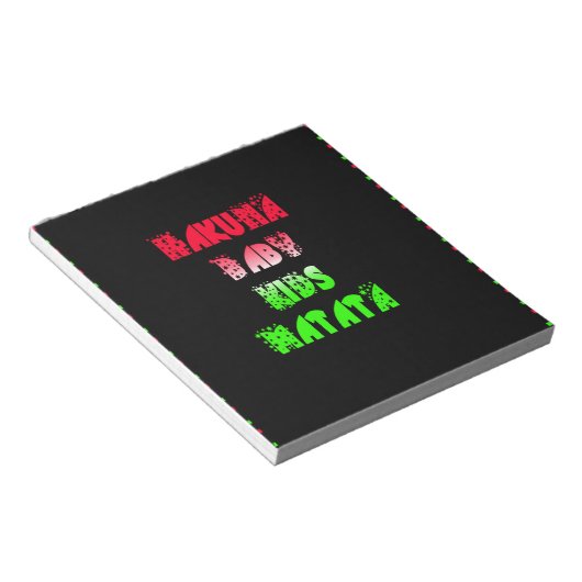 Hakuna Matata Baby Kinder Gifts verbluffende kleur Notitieblok (Schuin)