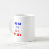 Hakuna Matata Baby & Kinderen: Frans Kleurontwerp Koffiemok (Voorkant links)