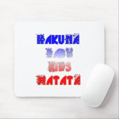 Hakuna Matata Baby & Kinderen: Frans Kleurontwerp Muismat (Met muis)