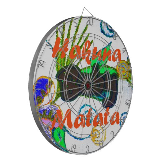 Hakuna Matata Baby.png Dartbord (Voorkant Links)