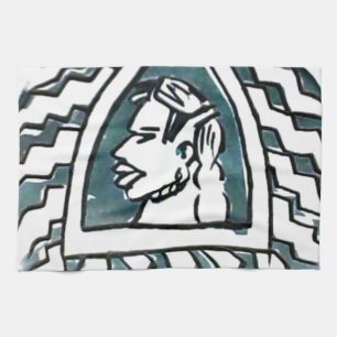 Hakuna Matata Blue Triangle Style.png Theedoek