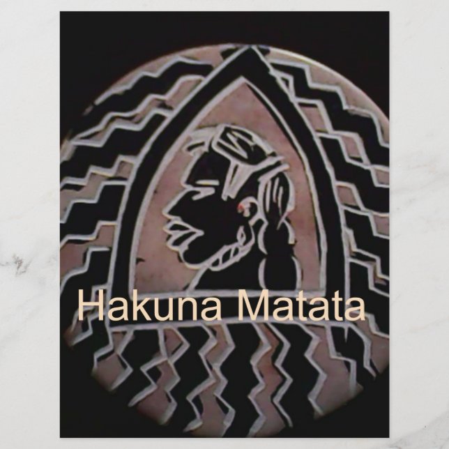 Hakuna Matata Bongo Flavour. (Voorkant)