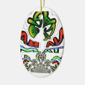 Hakuna Matata Brazilië Cadeau Keramisch Ornament (Links)