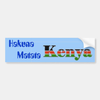Hakuna Matata Bumpersticker