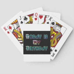 Hakuna Matata Cadeau Vandaag is het mijn Verjaarda Pokerkaarten