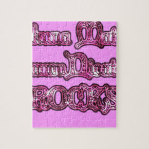 Hakuna Matata Communicatie ROCKS Kunstprint Legpuzzel