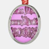 Hakuna Matata Communication ROCKS Kunstdruk Metalen Ornament (Links)