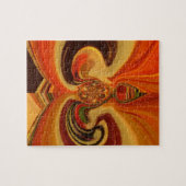 Hakuna Matata Cool Retro bloemen design.jp Legpuzzel (Horizontaal)