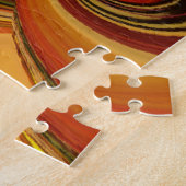 Hakuna Matata Cool Retro bloemen design.jp Legpuzzel (Zijkant)