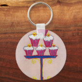 Hakuna matata cupcakes sleutelhanger (Voorkant)