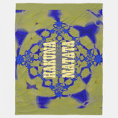 Hakuna Matata Custom Fleece Blanket Deken (Voorkant)