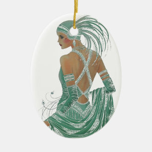 Hakuna Matata-dames gaan naar Green.png Keramisch Ornament