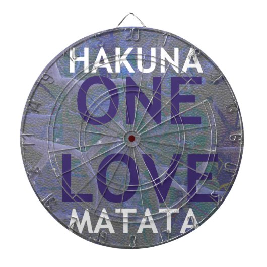 HAKUNA MATATA DARTBORD (Voorkant)