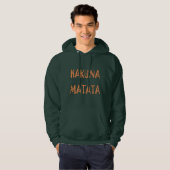 Hakuna Matata Dons Vêtements Sweat - shirt à capuc (Devant entier)