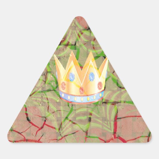 Hakuna matata driehoek sticker (Voorkant)