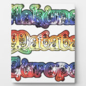 Hakuna Matata Europe Art Print/Graphic Fotoplaat (Voorkant)