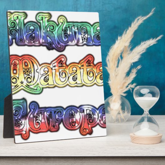 Hakuna Matata Europe Art Print/Graphic Fotoplaat (Zijkant)