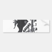 Hakuna Matata Fish Art Print Bumpersticker (Voorkant)
