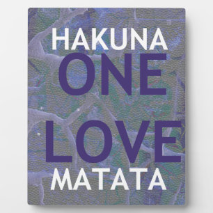 HAKUNA MATATA FOTOPLAAT