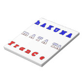 Hakuna Matata France Kunstdruk/Grafisch Notitieblok (Gedraaid)