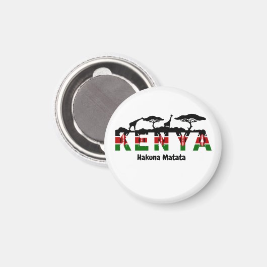 Hakuna Matata fridge magnet (Recto/Verso)