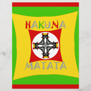 Hakuna Matata Fun Rasta Kleuren: Levendig en zorge