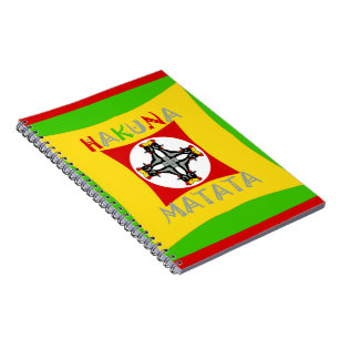 Hakuna Matata Fun Rasta Kleuren: Levendig en zorge Notitieboek