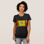 Hakuna Matata Fun Rasta Kleuren: Levendig en zorge T-shirt (Voorkant volledig)