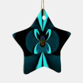 Hakuna Matata Gifts Blue Shield Keramisch Ornament (Rechts)